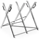 Sawhorse made of wood and metal, galvanized 83x81x88cm