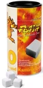Grill and fireplace lighters, 100 paraffin-based cubes in a tin