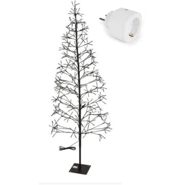 Smart Christmas Tree - 400LED - 180cm WITH Perel Smart Home Wifi Plug