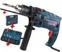 Impact drill GSB 16 RE, 750 watts, including 100-piece accessory set