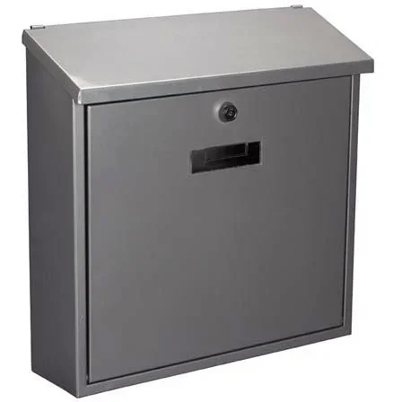 NL Mailbox Monaco Silver - 368x100x365 mm