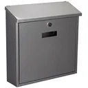 NL Mailbox Monaco Silver - 368x100x365 mm