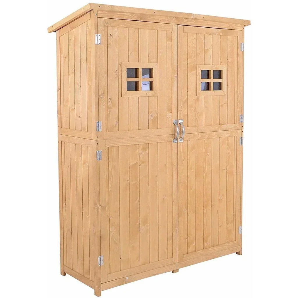 Tool shed, tool shed, natural, 127.5x50x164cm