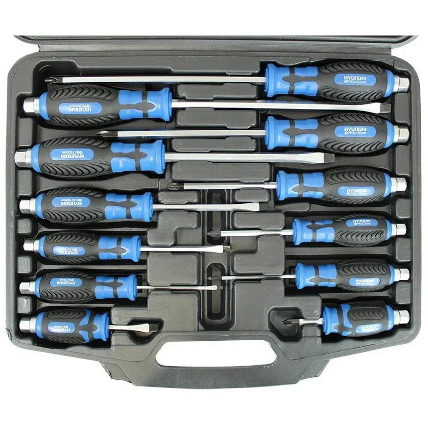 12-piece through-head screwdriver set