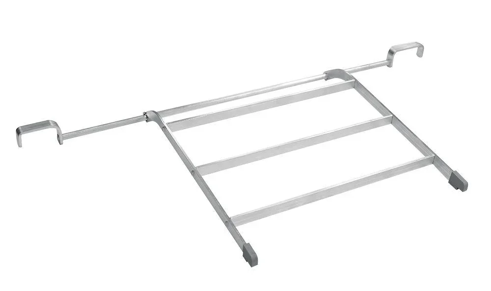 Aluminum folding grate for stainless steel pools