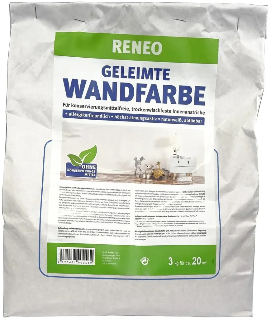 Glued wall paint, concentrate, 3 kg