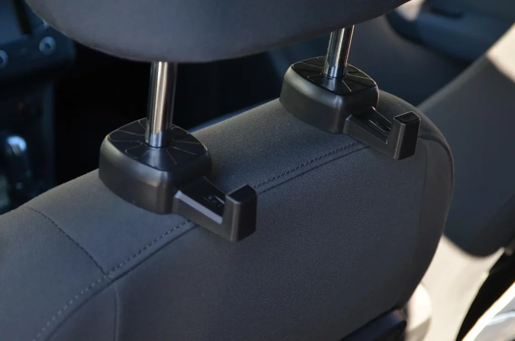 Headrest hooks, 2 pieces