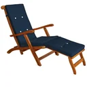 Garden Cushion - For Lounger - Blue - 173x43x6cm