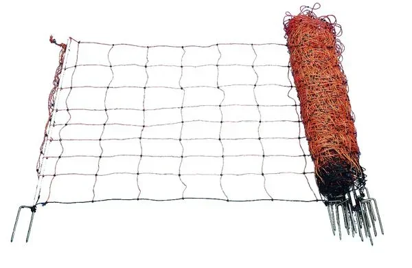 Sheep herding net "Ovi-Net", 108 cm high, 10 horizontal strands, metal double tip