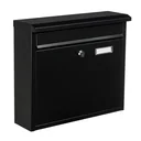 Metal mailbox, black