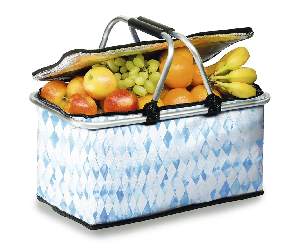 Thermo basket, plain black (without dots)
