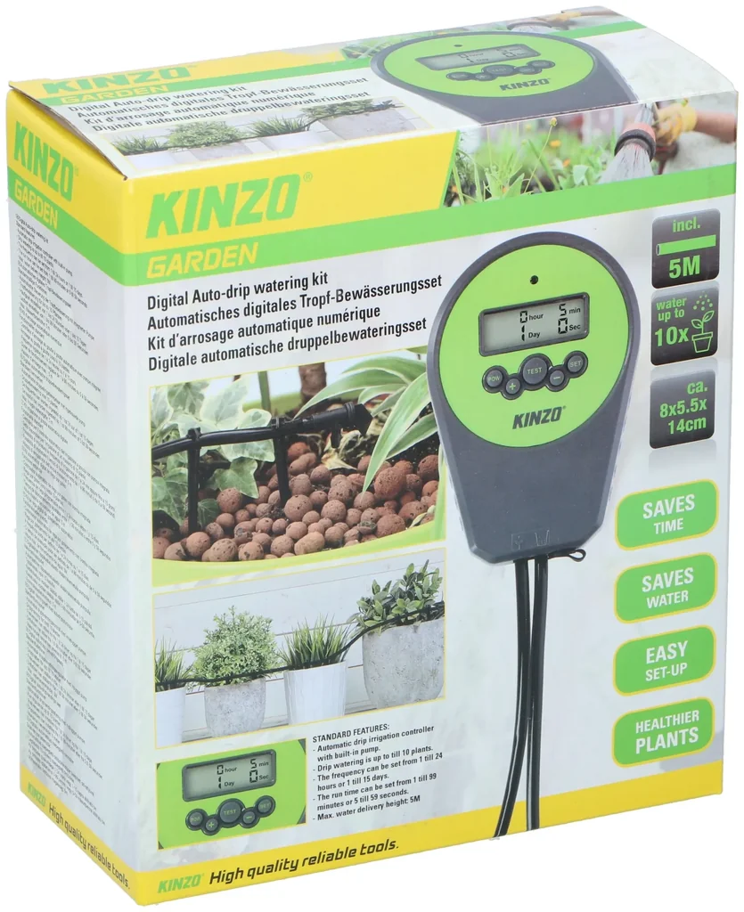 Automatic digital drip and irrigation control