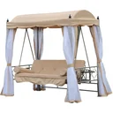 Hollywood swing with reclining function