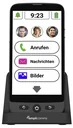 Senior Smartphone M510-C with charging cradle and lanyard