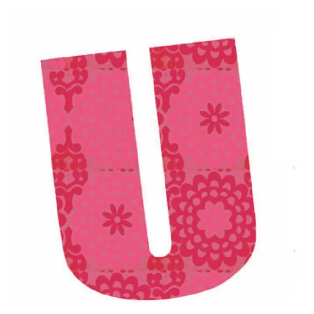 Lilipinso sticker roze letter u