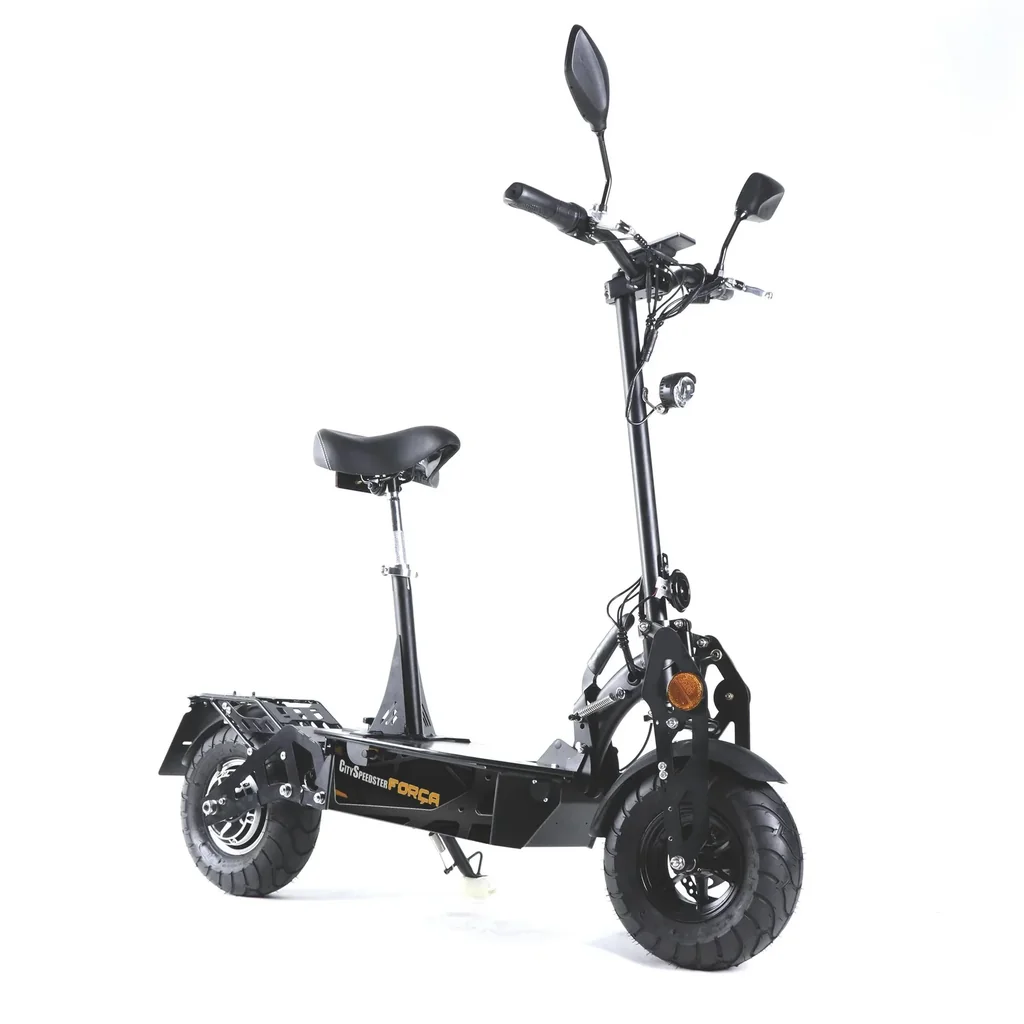 E-Folding Scooter Speedster 45 km/h Basic 48V/15Ah Lead-Gel, Black