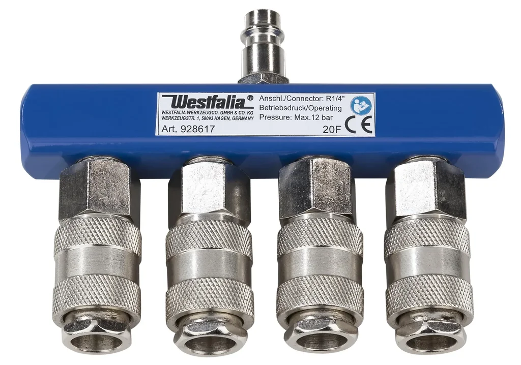 4-way pressure distributor quick connection