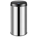 Automatic stainless steel trash can with sensor - 56 L - Silver