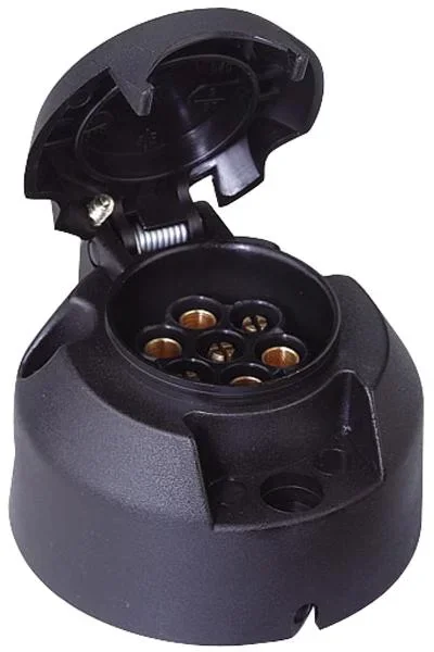 Plastic socket, 7-pin