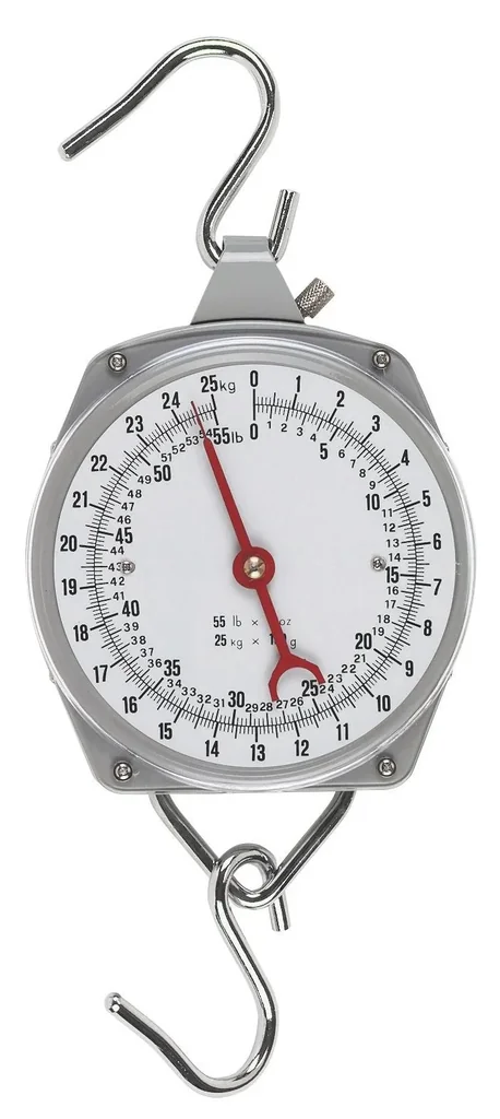 Pointer scale up to 10 kg, line division 1 kg, 200 g + 100 g