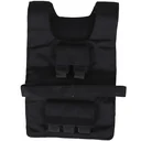 Training vest with 15 iron weights black