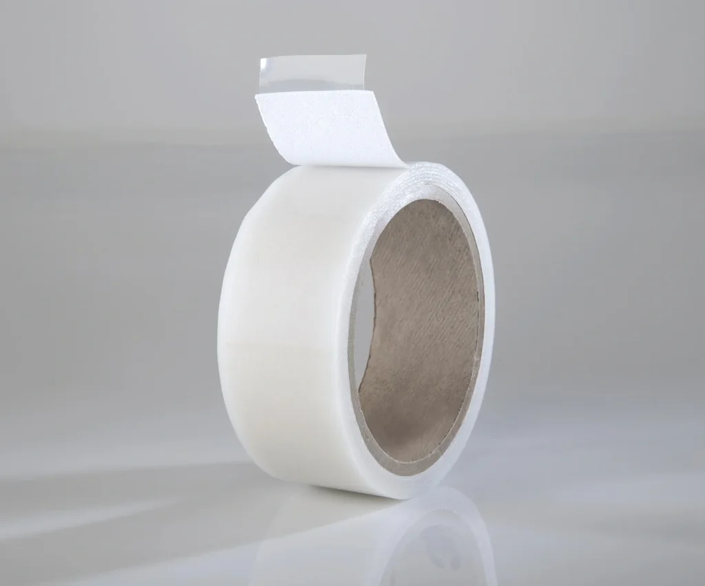 Sealing tape for high demands, milky-transparent, 38 mm wide, 1.5 meters long