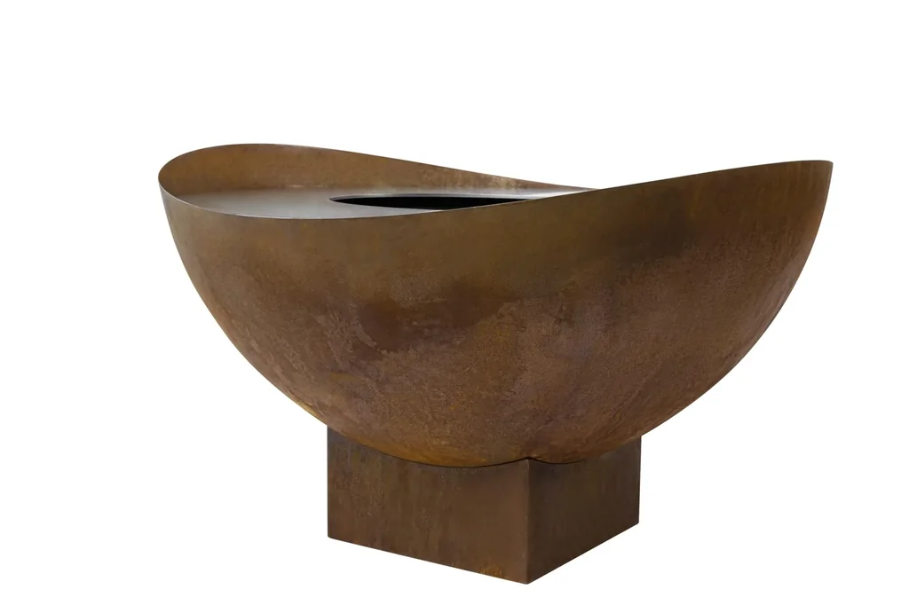 Fire bowl Wave rust, without accessories