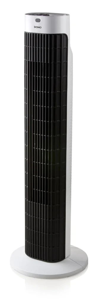 Column fan with remote control and LED display - 77cm