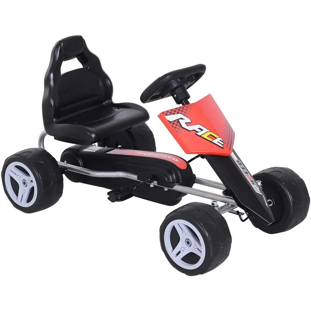 Children's go-kart red/black