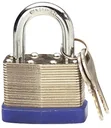 Security padlock, 30 mm wide, 50 mm high, 5 mm shackle