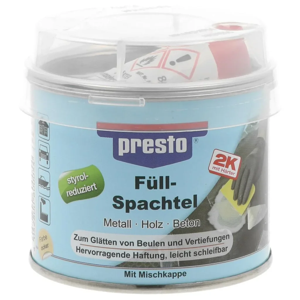 Two-component polyester filler and putty, 250g