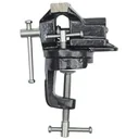 Rotating vice 75 mm - cast iron