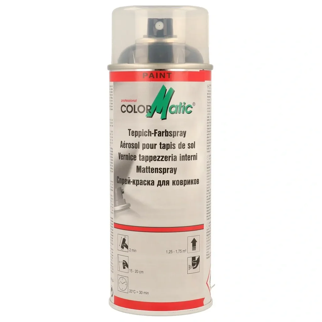 1-component carpet paint spray, color black, 400 ml