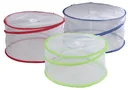 Food covers, foldable, 3-part