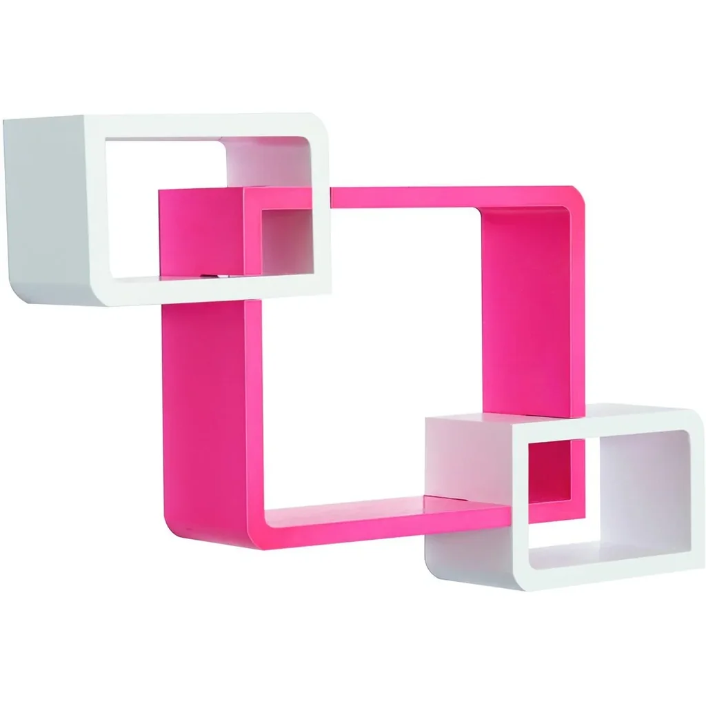 Cube shelf with 3 compartments