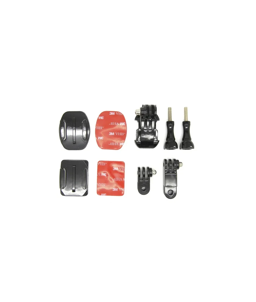 Helmet mount for action cameras