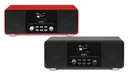 Design DAB+/UKW-Radio mit Bluetooth, CD, USB, AuxIn, Encoding, rot, HRA19DAB/RD