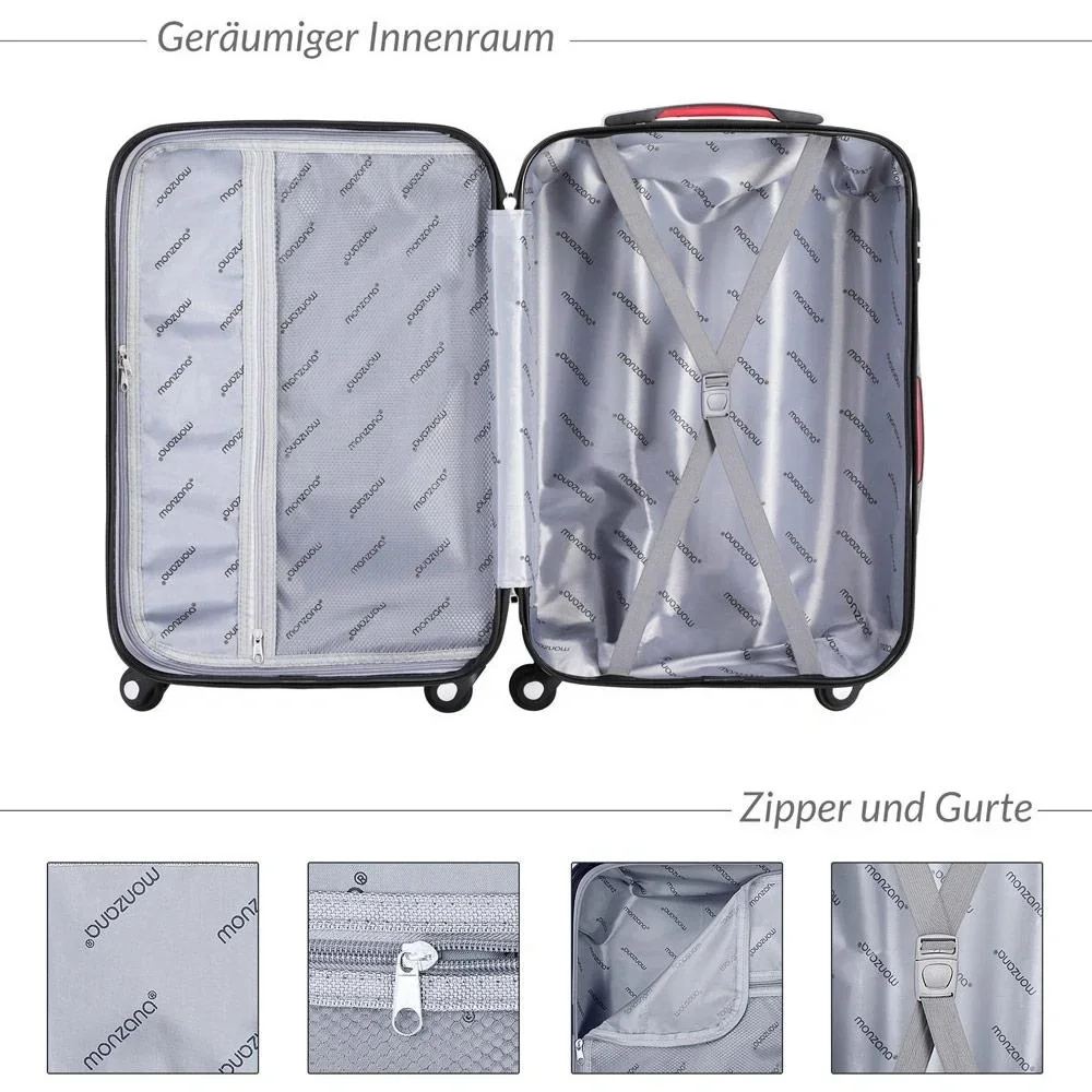 Baseline hard-shell suitcase black M
