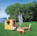 Set sandpit "Störtebeker" plus cabin