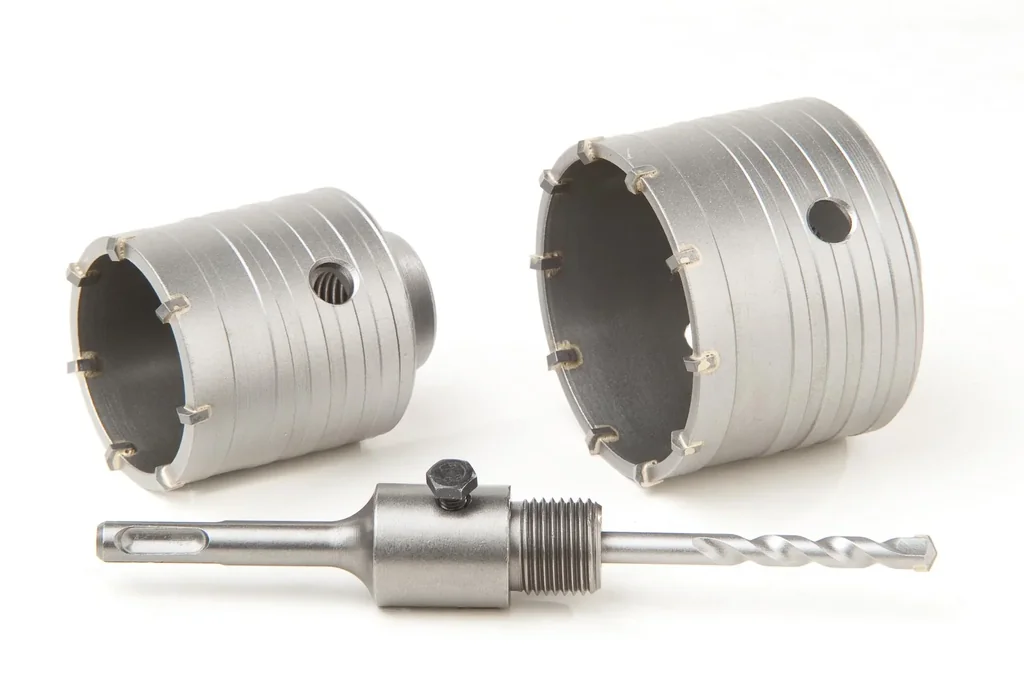 2-piece impact core bit set with SDS-Plus shank