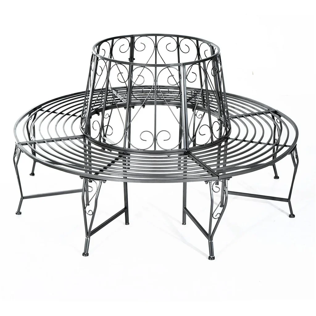 Baumbank Round bank 360° Metal Ø160cm
