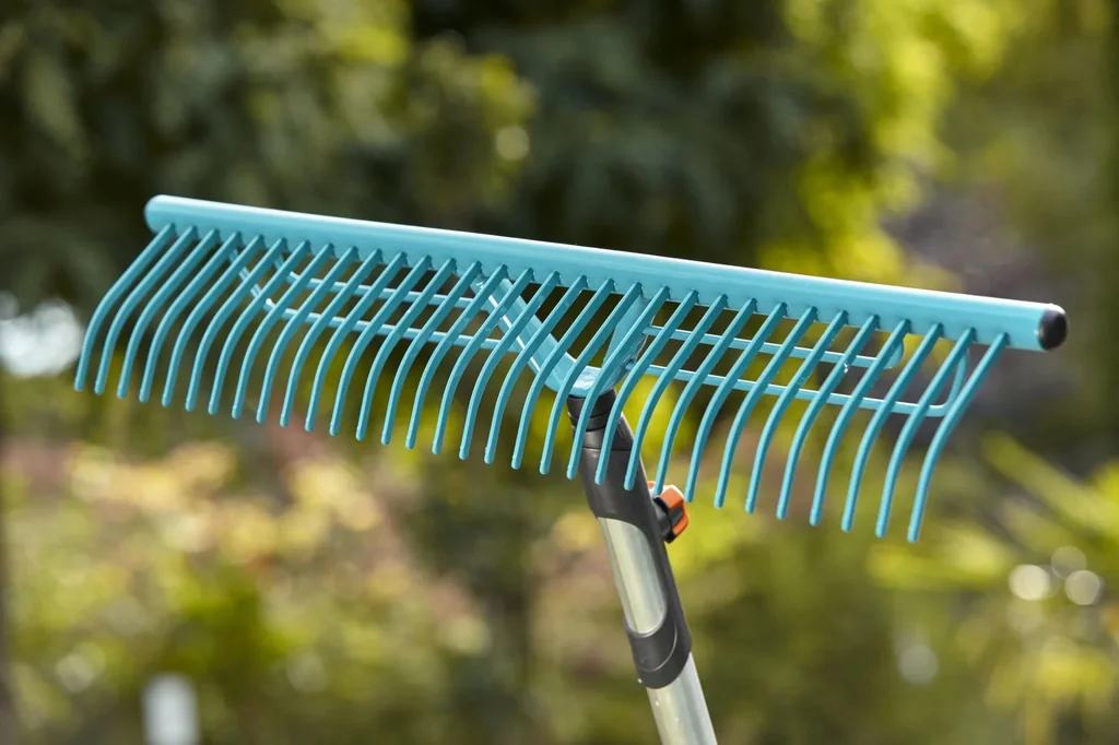 Combisystem lawn rake, 60 cm wide