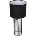 Table lamp with E27 socket, black