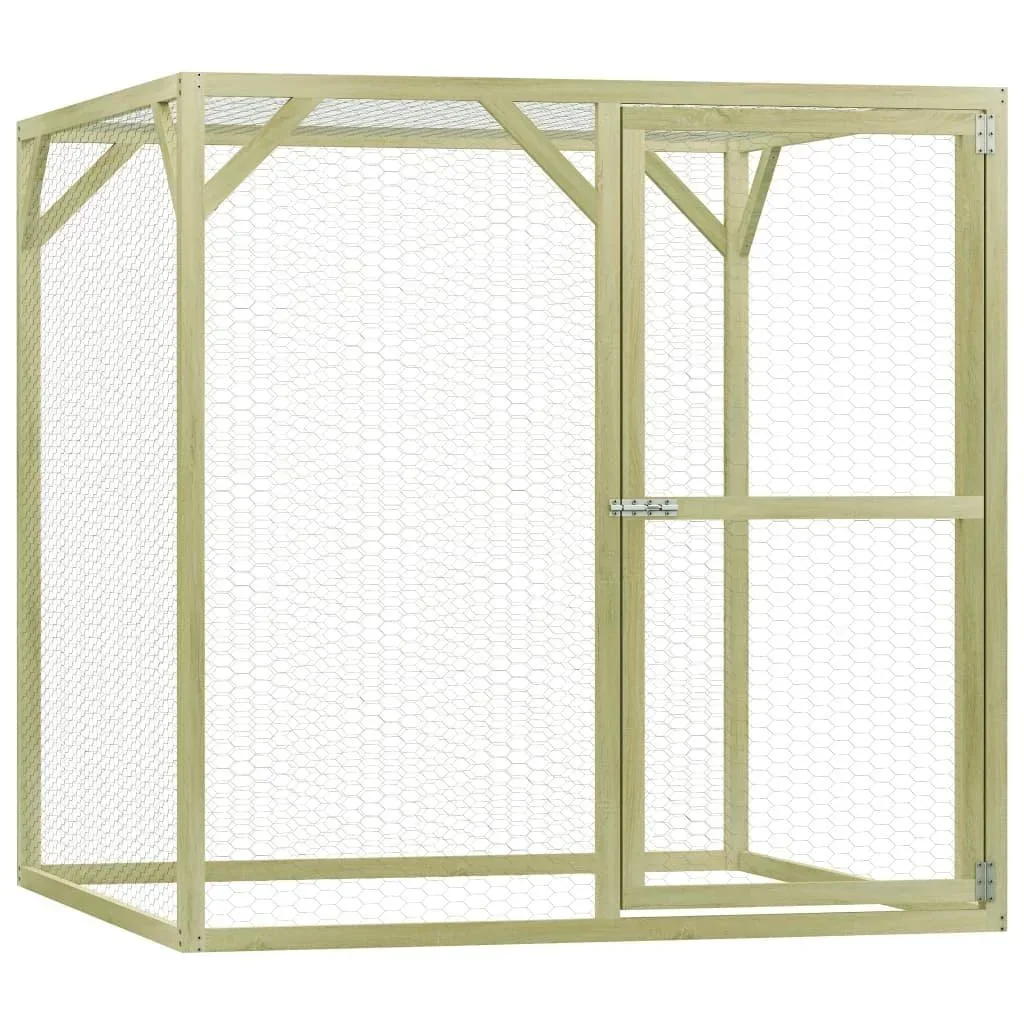 Chicken coop 1.5x1.5x1.5 m impregnated