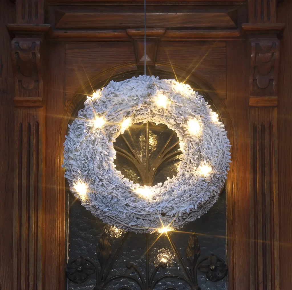 Christmas wreath with LED