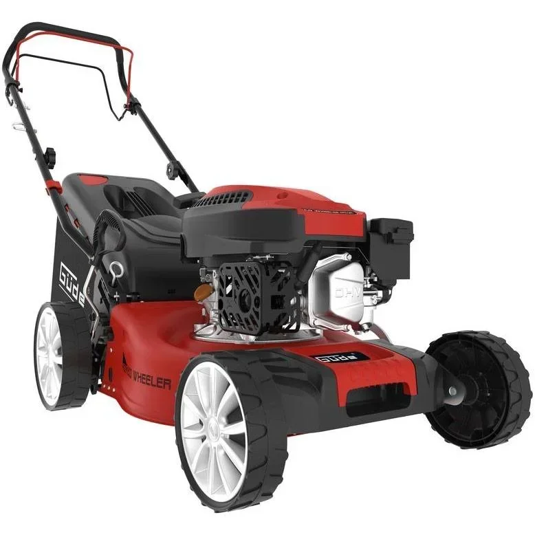Petrol lawn mower with self-propelled drive - 40.5 cm cutting width - 6-way cutting height adjustment - ECO WHEELER 413.2 R