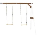 Double add-on swing white/brown