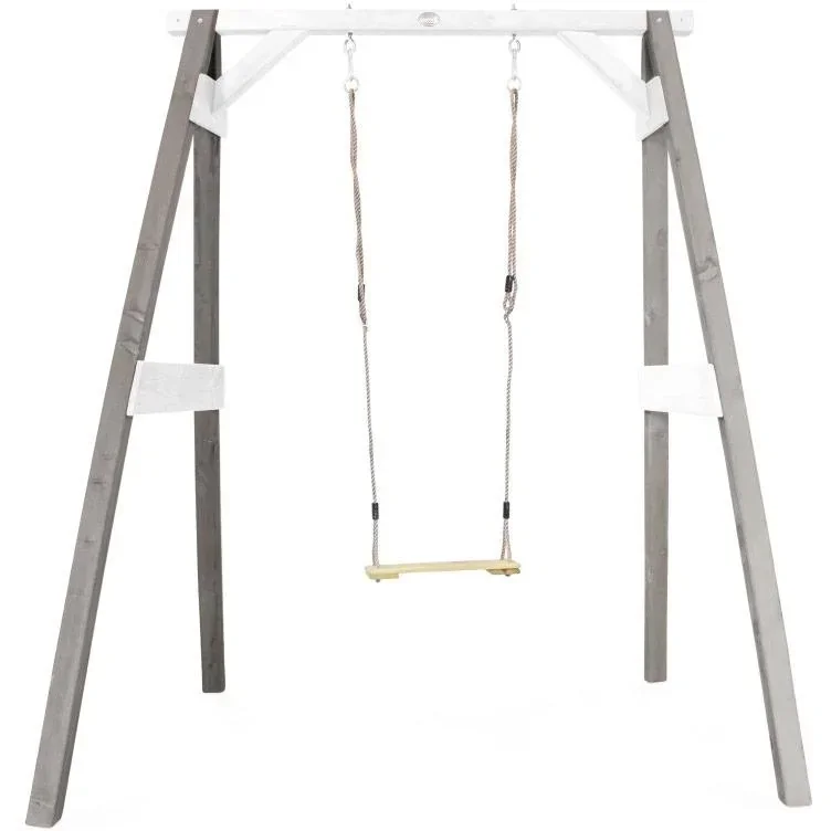 Single swing grey / white