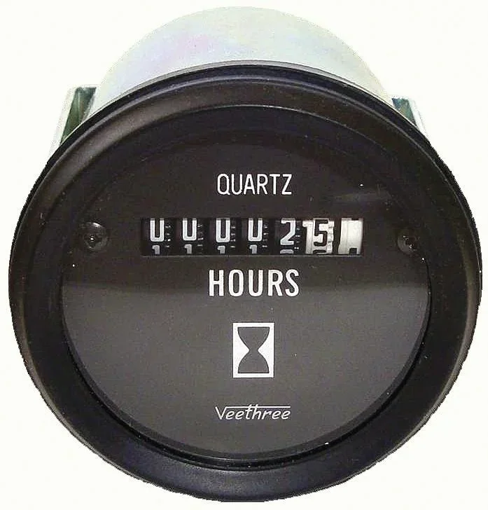 Operating hour counter 12 V/ 24 V - the electronic running time recording