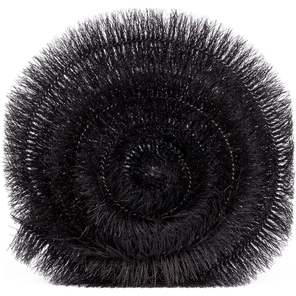 Gutter brush black - Ø10 CM X 4 MTR